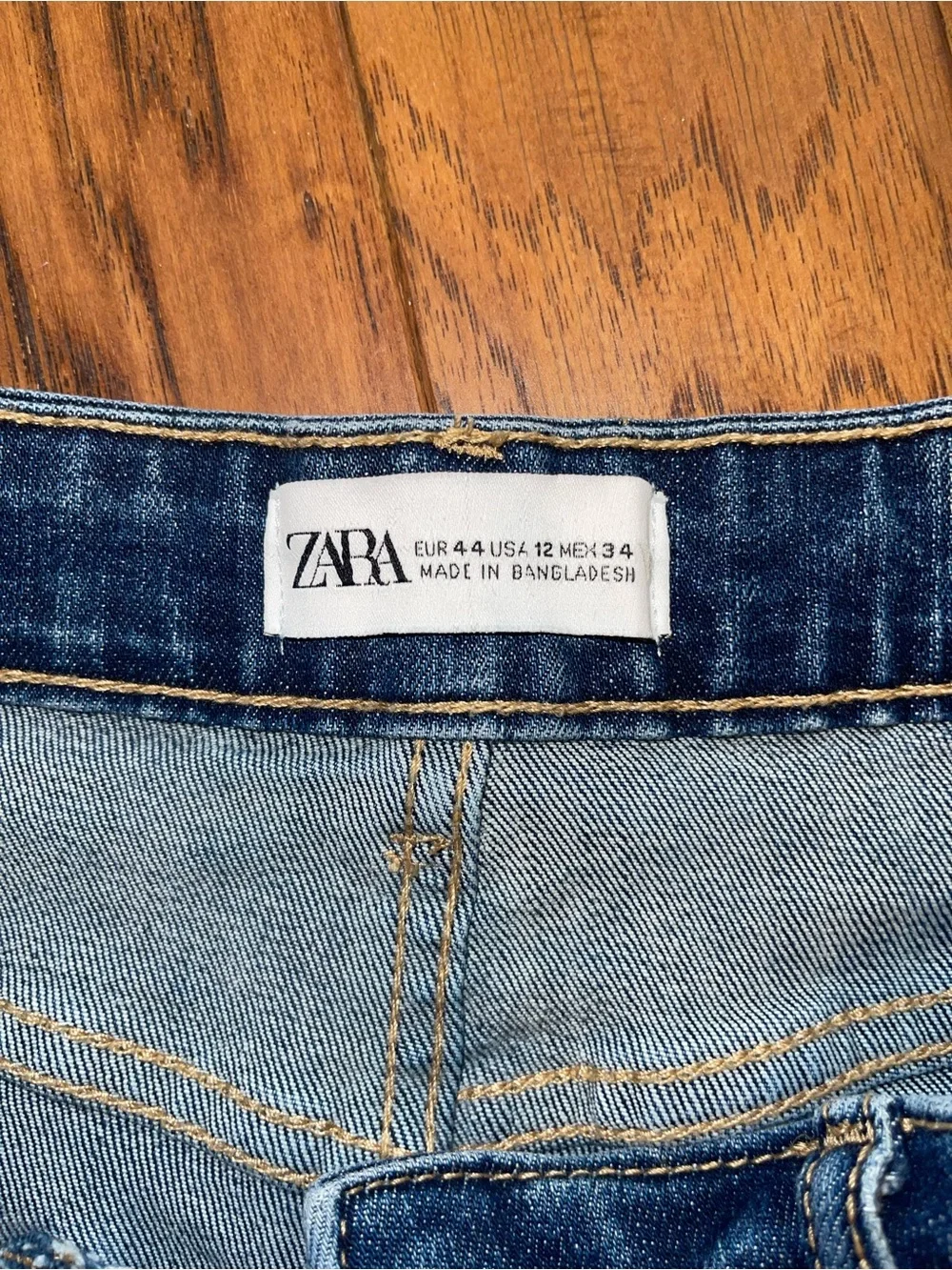 Zara High-waisted Denim Shorts